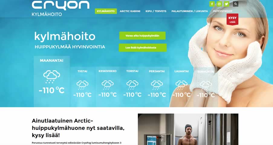 Cryon kylmähoito